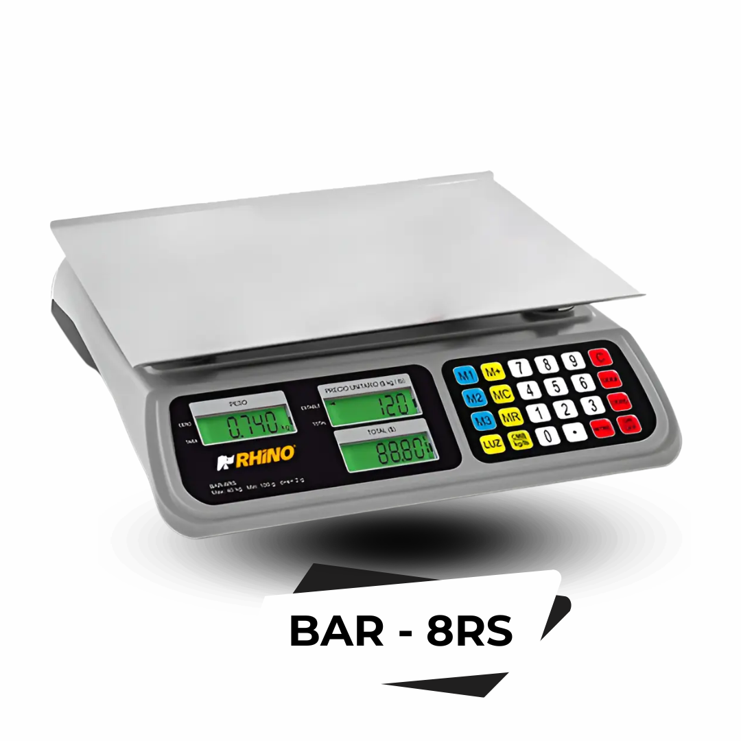 Báscula Digital Para 40kg/2g precisión Rhino Bar8 Rs Conexión A Pc USB