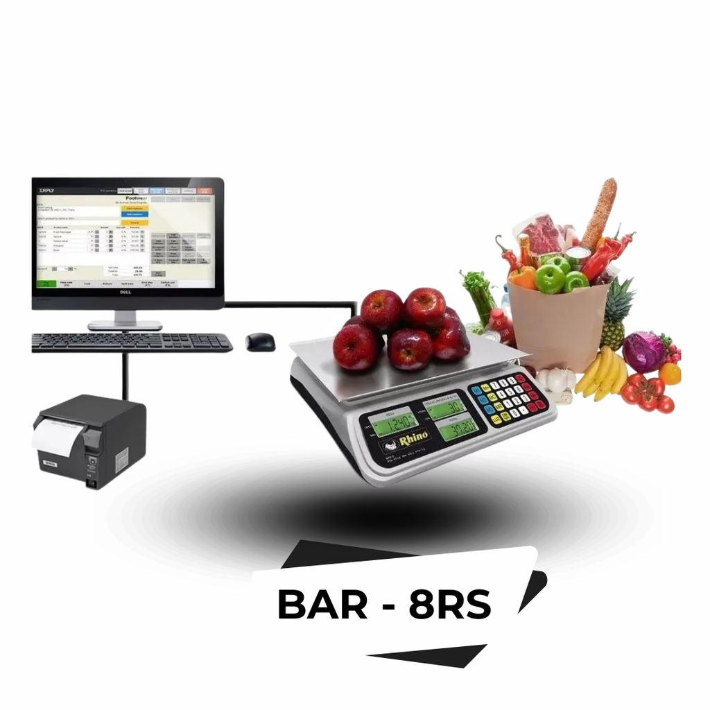 Báscula Digital Para 40kg/2g precisión Rhino Bar8 Rs Conexión A Pc USB