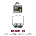 Báscula Colgante Rhino BACMU-30 | 30 kg, Doble Pantalla Peso-Precio-Total