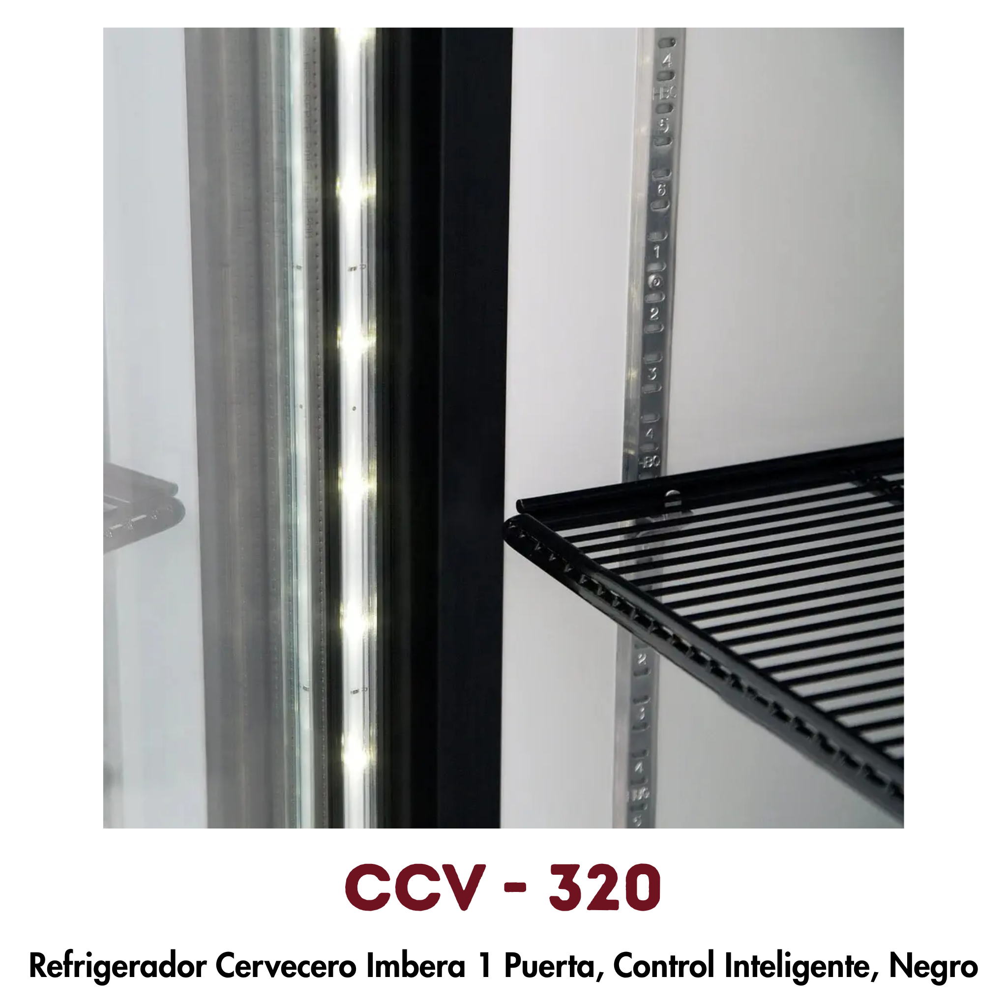 Refrigerador Cervecero Imbera CCV-320 | 320 Botellas, Puerta de Cristal