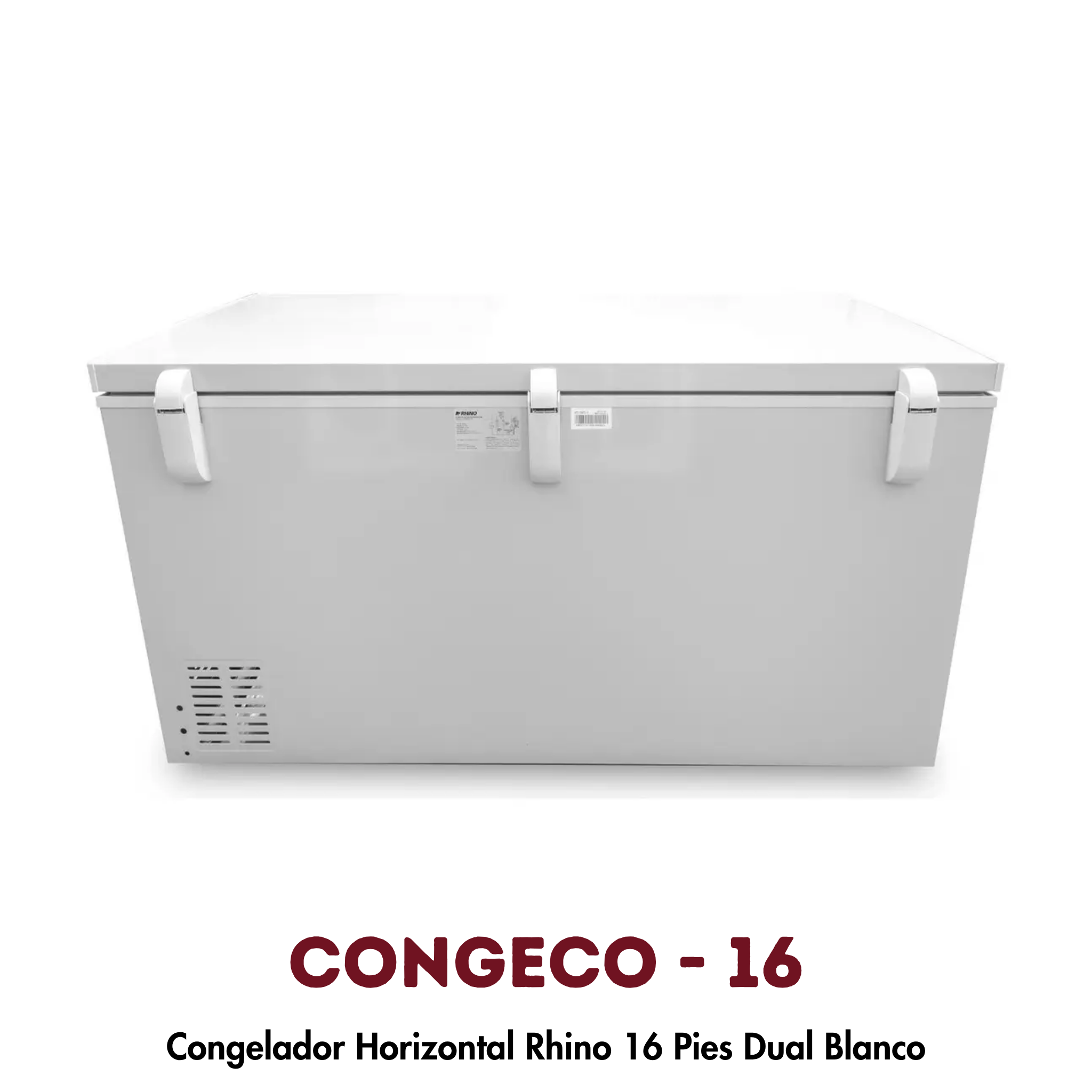 Congelador Horizontal Rhino CONGECO-16 | 16 Pies³, Doble Función