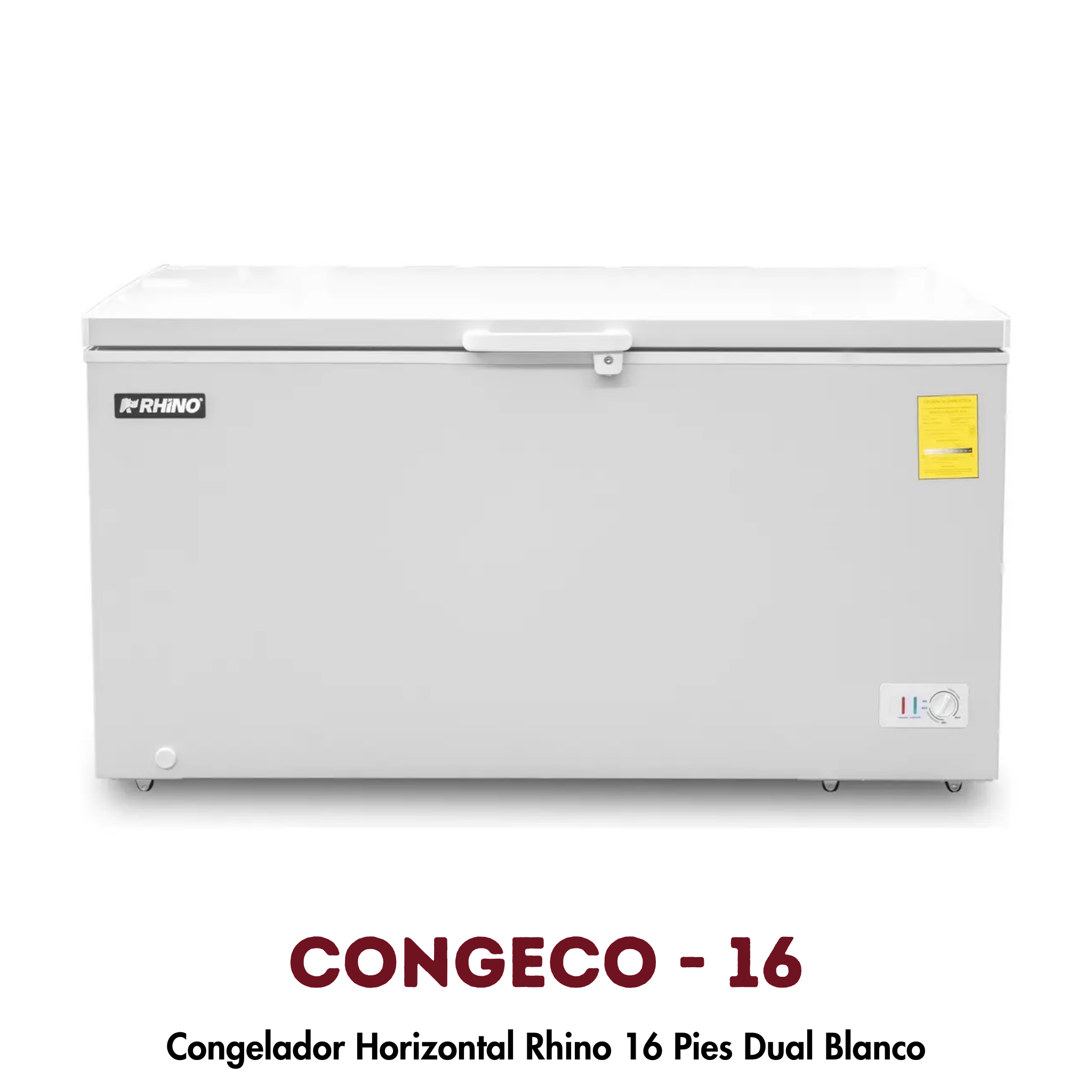 Congelador Horizontal Rhino CONGECO-16 | 16 Pies³, Doble Función