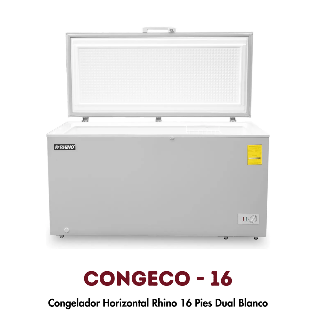 Congelador Horizontal Rhino CONGECO-16 | 16 Pies³, Doble Función