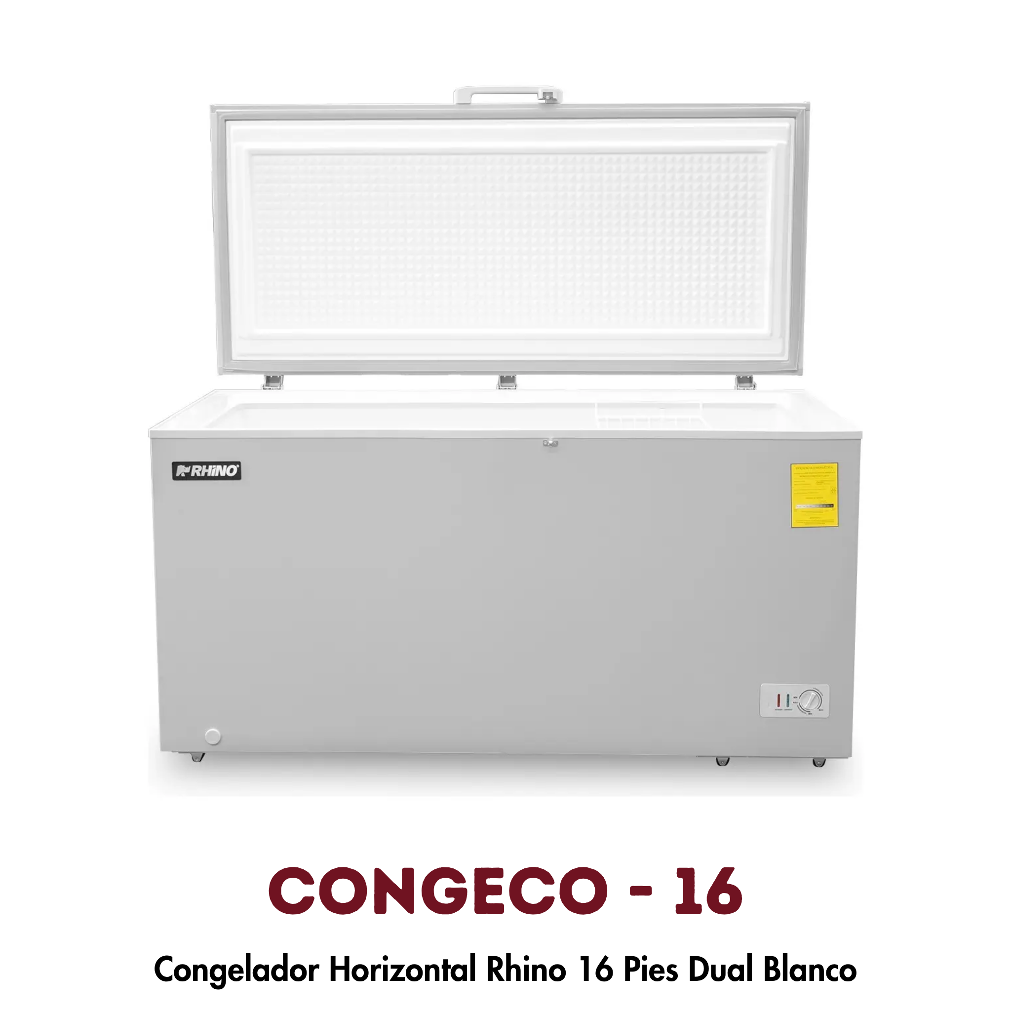 Congelador Horizontal Rhino CONGECO-16 | 16 Pies³, Doble Función
