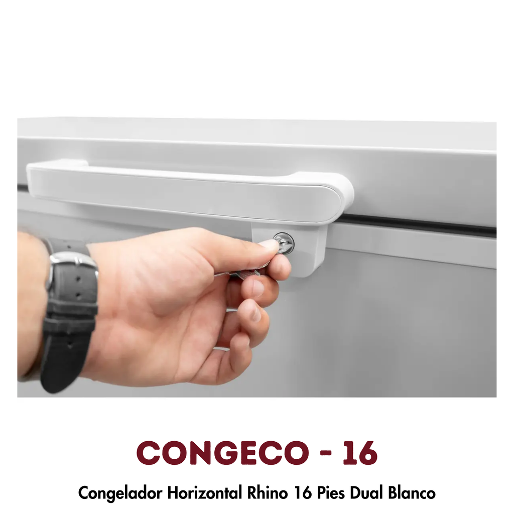 Congelador Horizontal Rhino CONGECO-16 | 16 Pies³, Doble Función