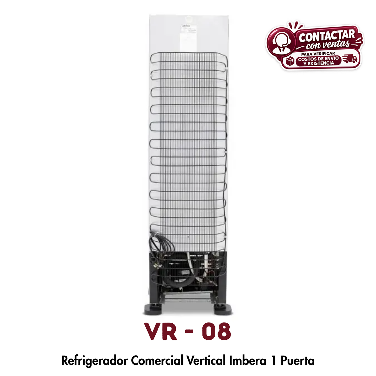 Refrigerador Vertical Imbera VR-08 | 8 Pies, Eficiencia A+