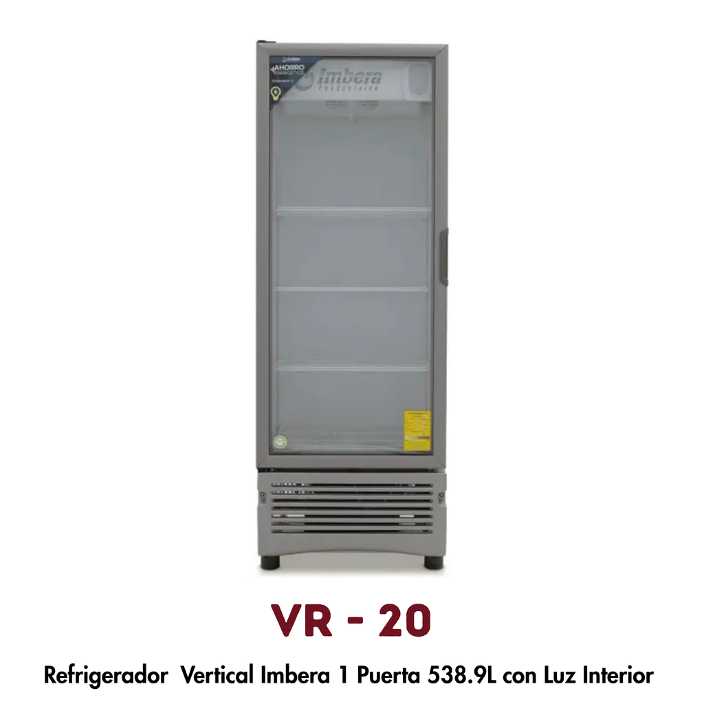 Refrigerador Vertical Imbera VR-20 | 538.9 L, Control Inteligente