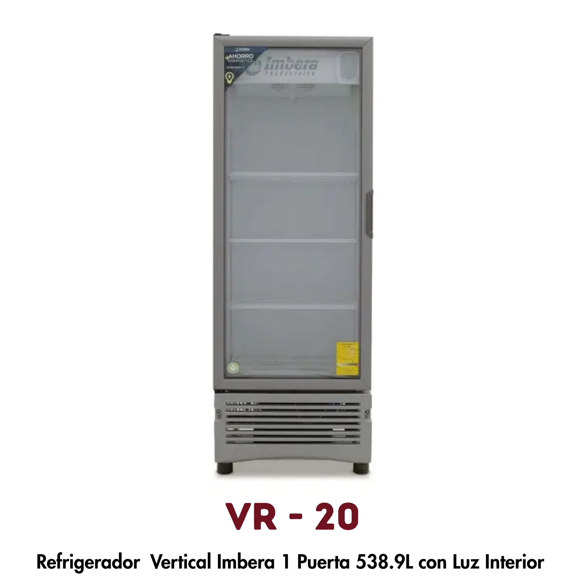 Refrigerador Vertical Imbera VR-20 | 538.9 L, Control Inteligente